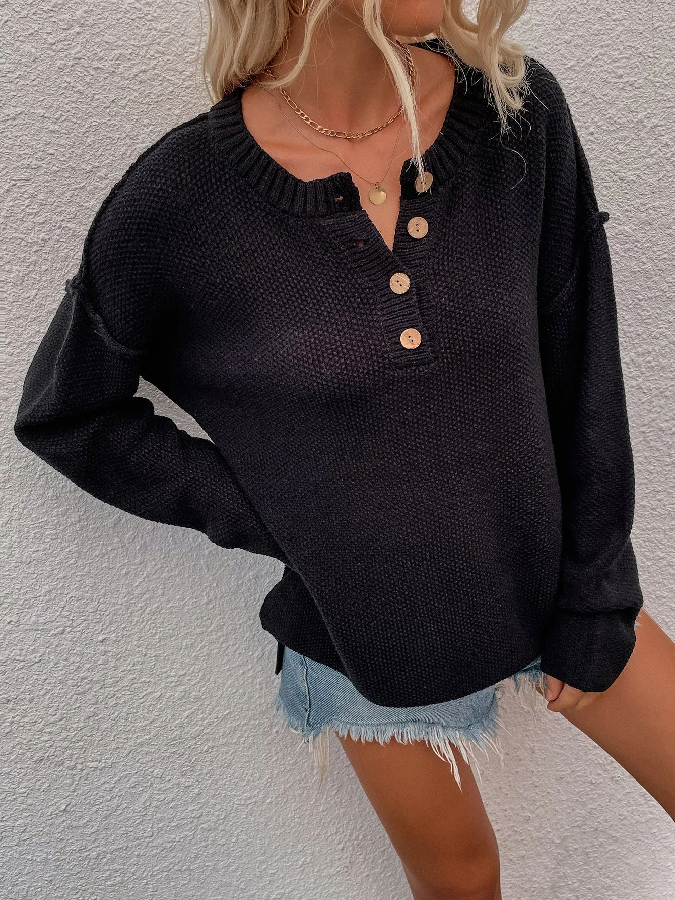 Casual Always Cozy Knit Sweater