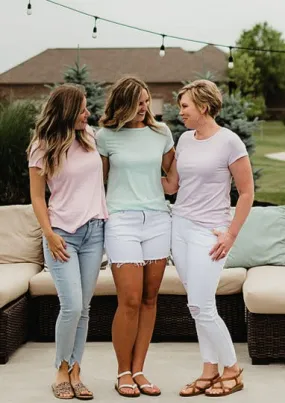 Classic Fit Textured Tee