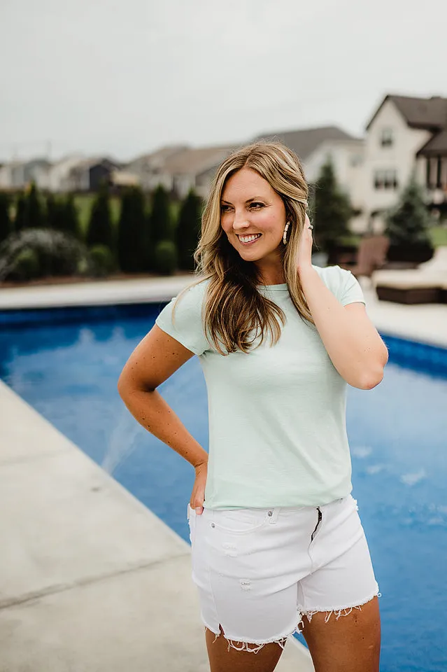 Classic Fit Textured Tee
