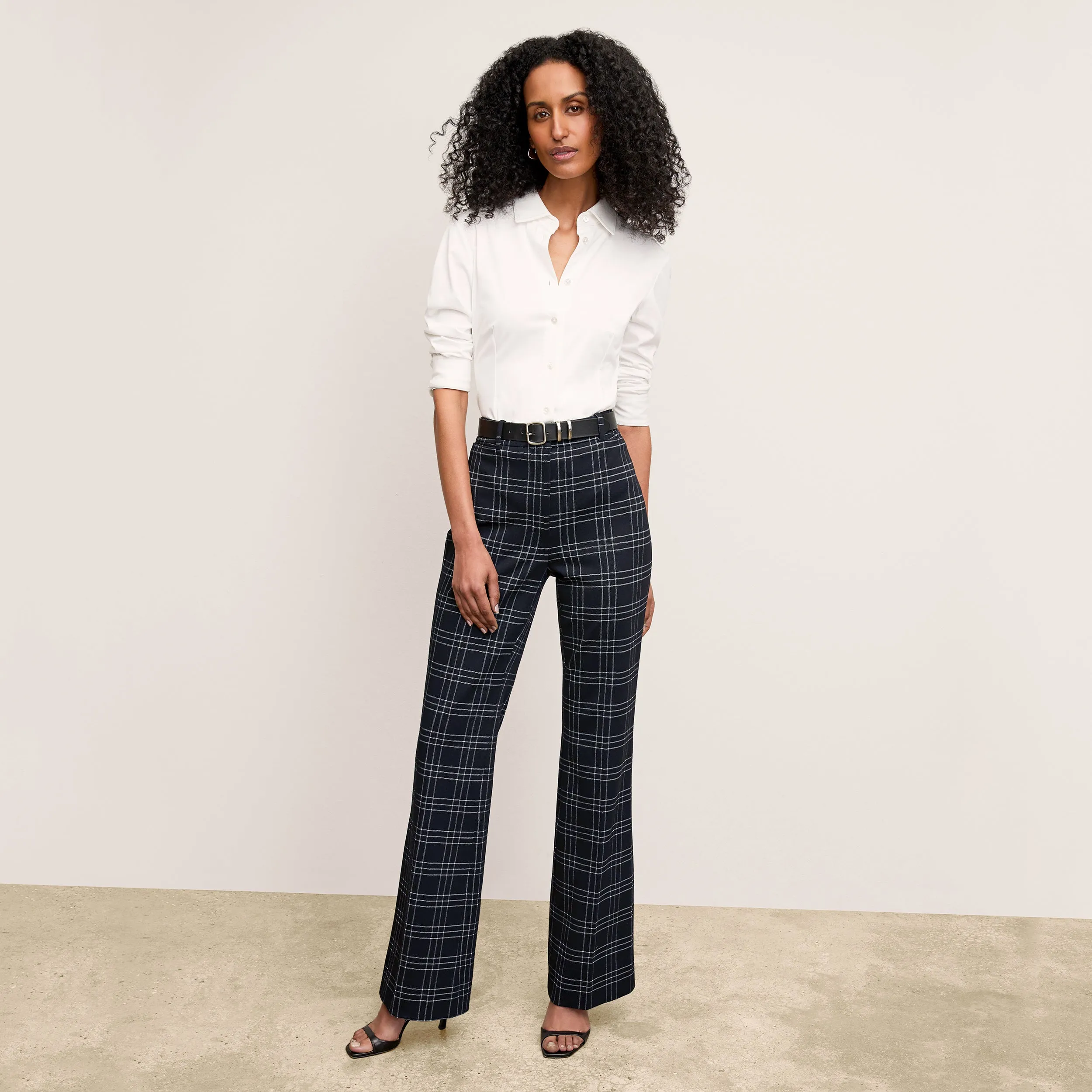 Clemens Flex Shirt - Knit Poplin :: White