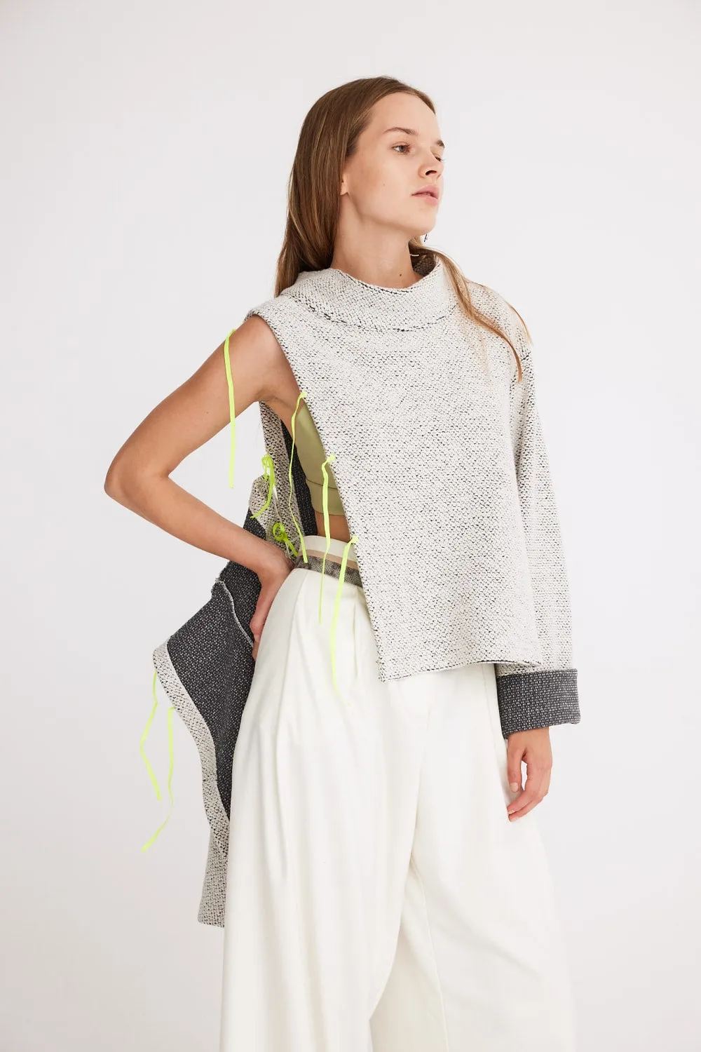 Cozy Neon Knit Top