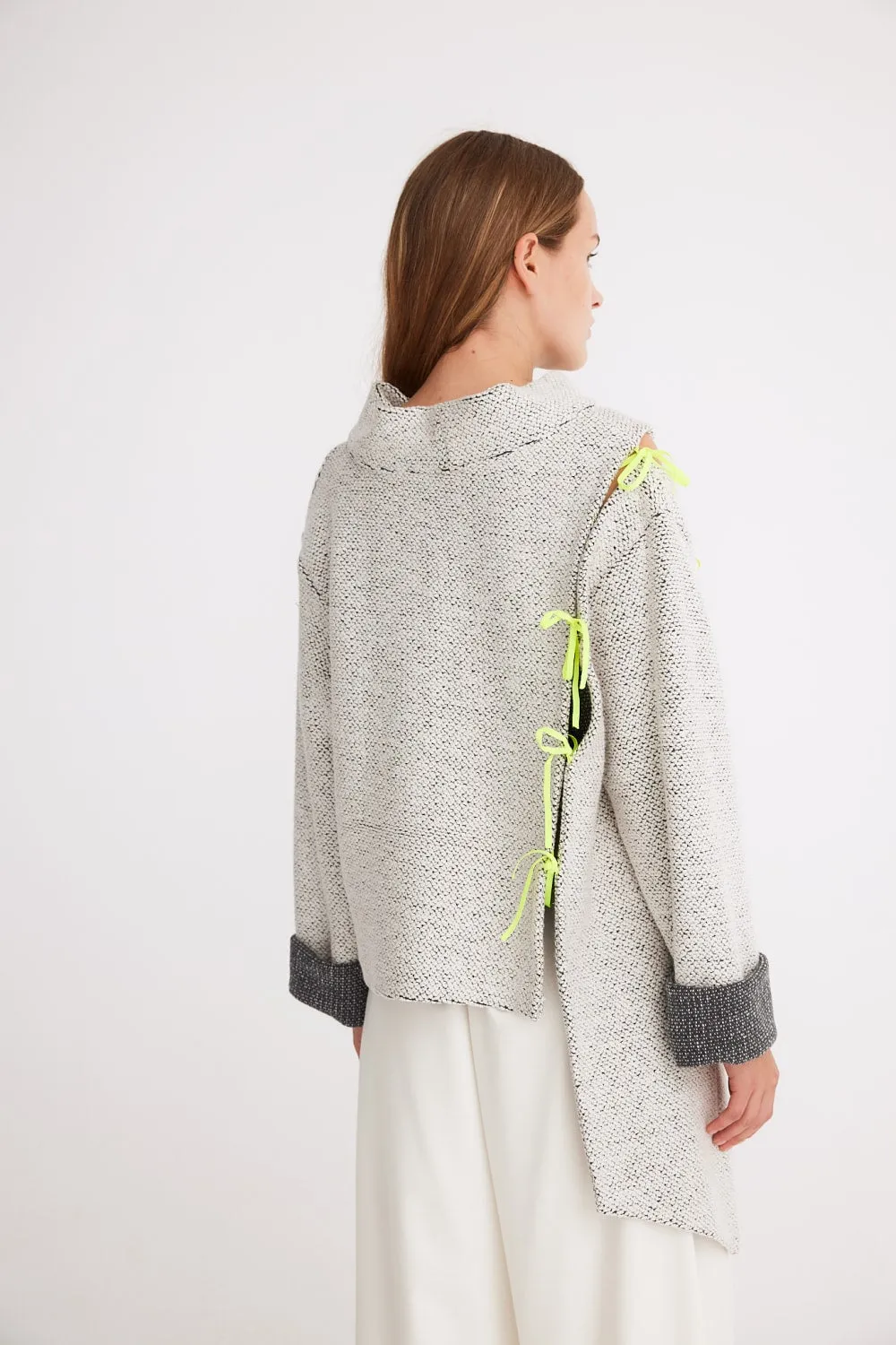 Cozy Neon Knit Top