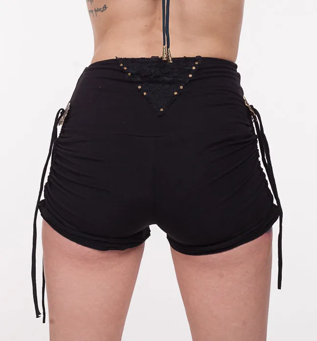 Diamond High Waist Shorts