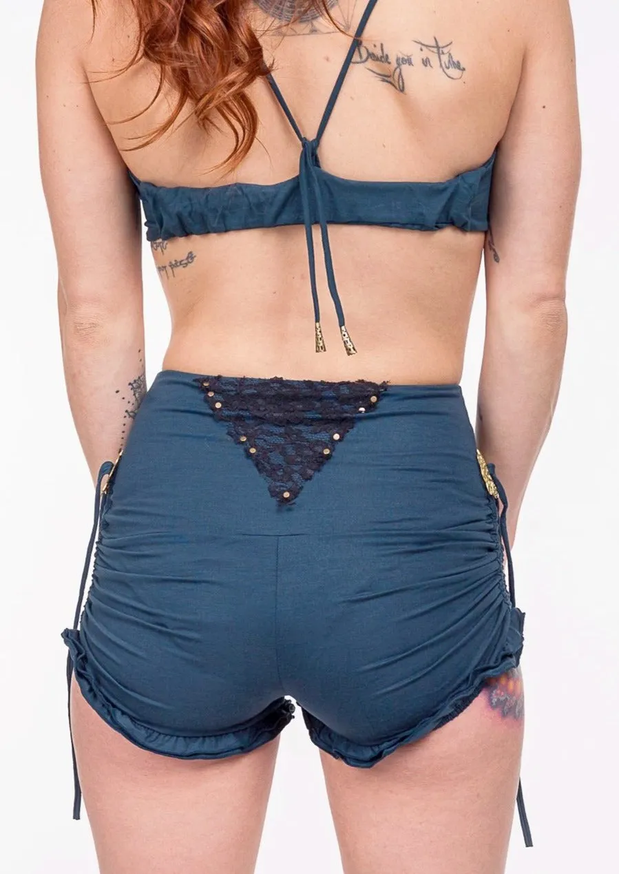 Diamond High Waist Shorts