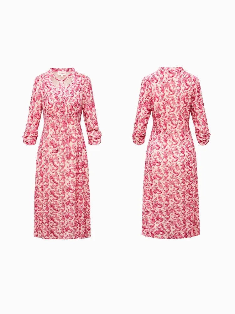 EP YAYING Silk Velvet Dress