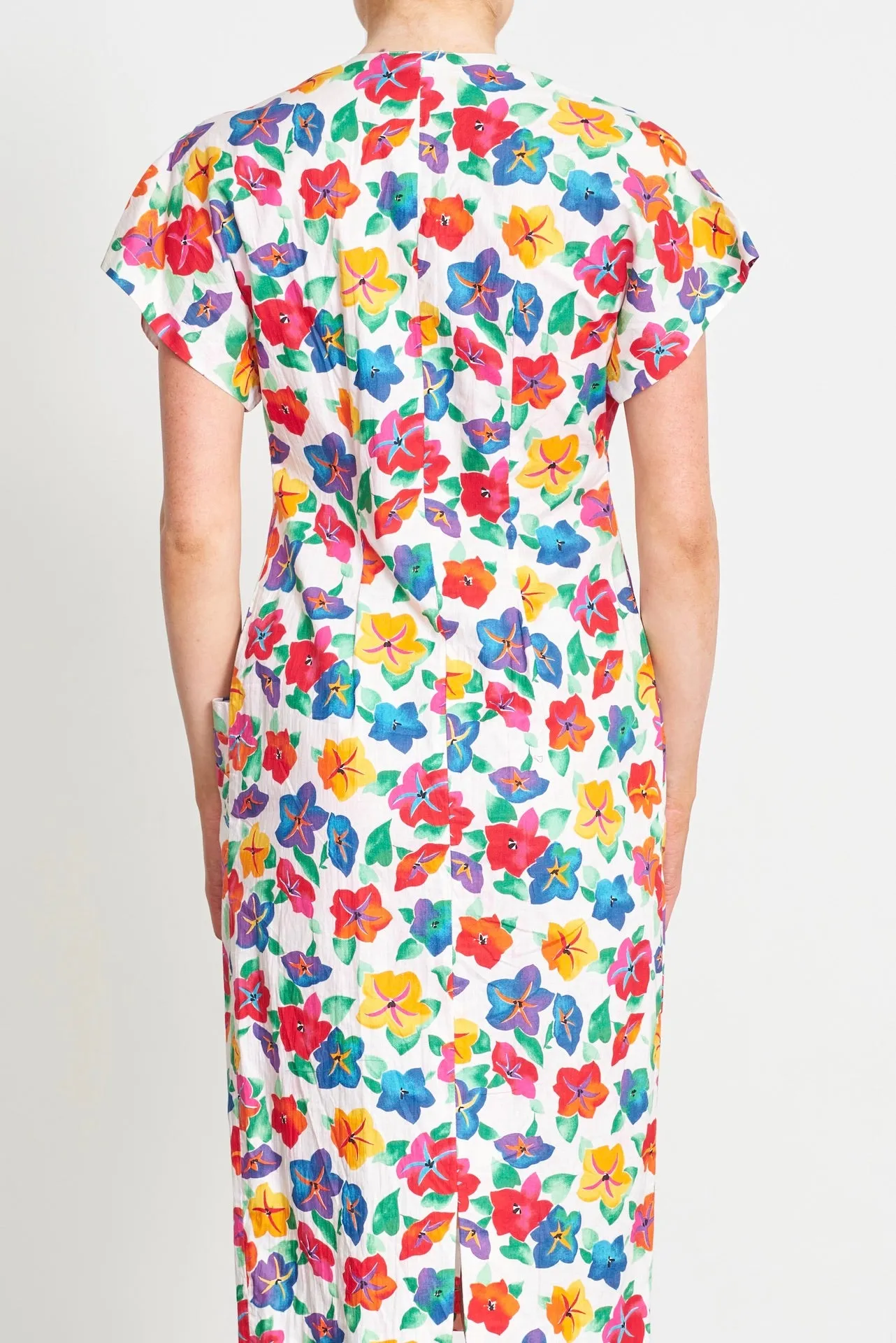 Floral 1990's Cotton dress - Vintage