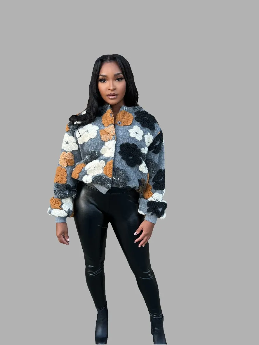 Flower Power Felt Jacket