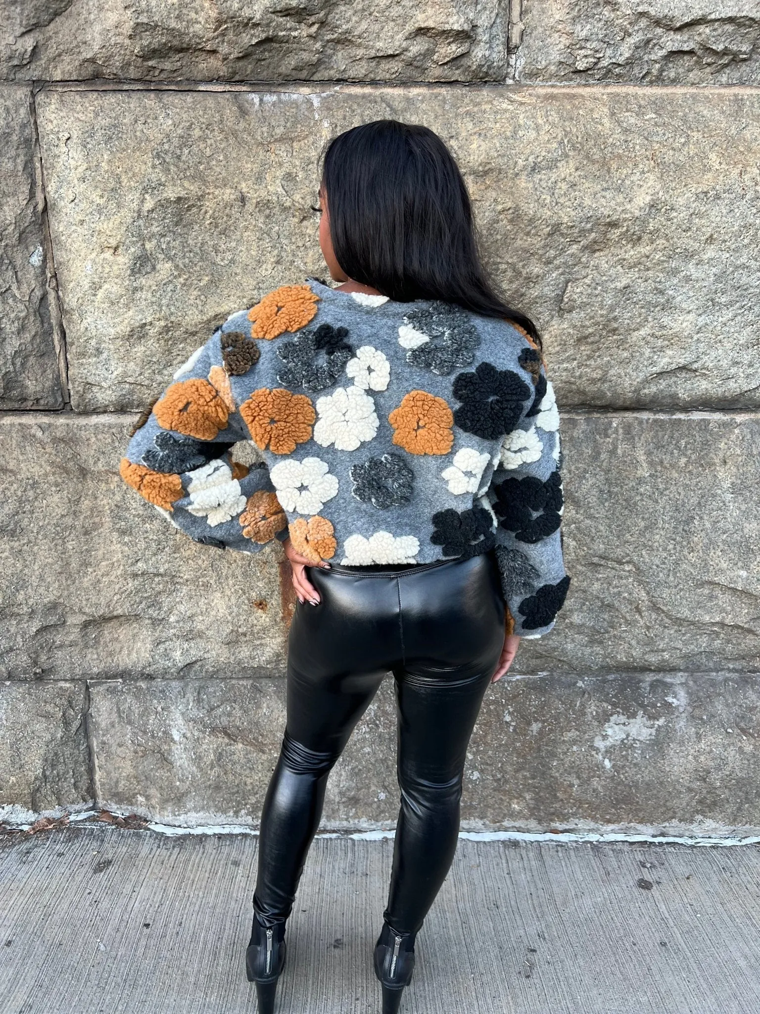 Flower Power Felt Jacket