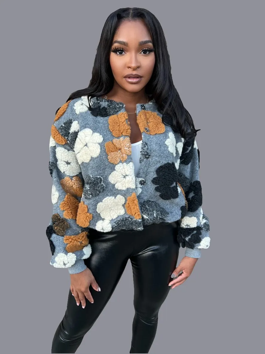 Flower Power Felt Jacket