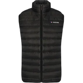 Lambretta Mens Padded Softshell Bodywarmer - Black