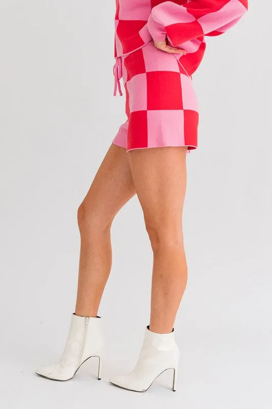 Le Lis Checkered Shorts