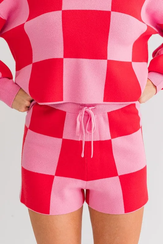 Le Lis Checkered Shorts