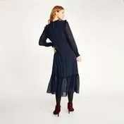 Navy/Red Heart Dress