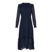 Navy/Red Heart Dress