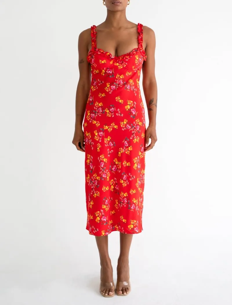 Negroni Midi Dress | Havana Bloom
