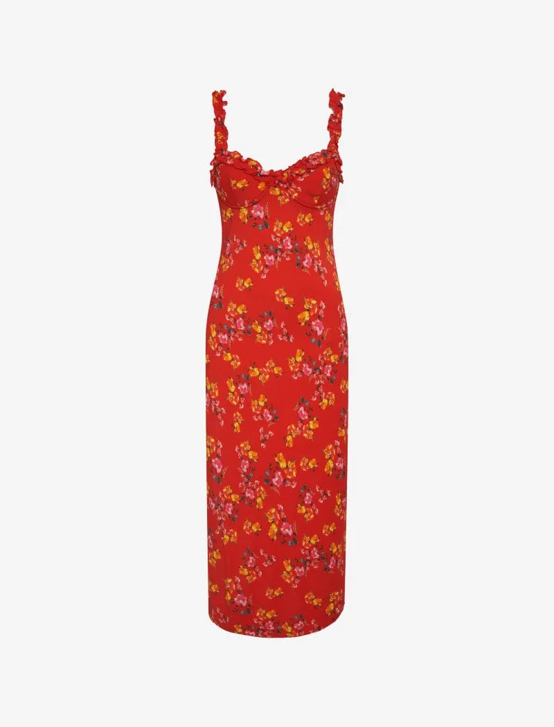 Negroni Midi Dress | Havana Bloom
