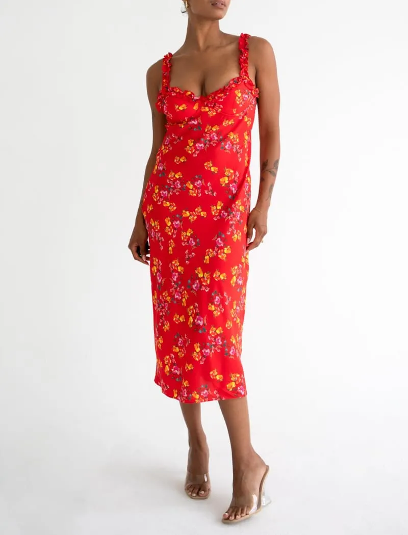 Negroni Midi Dress | Havana Bloom