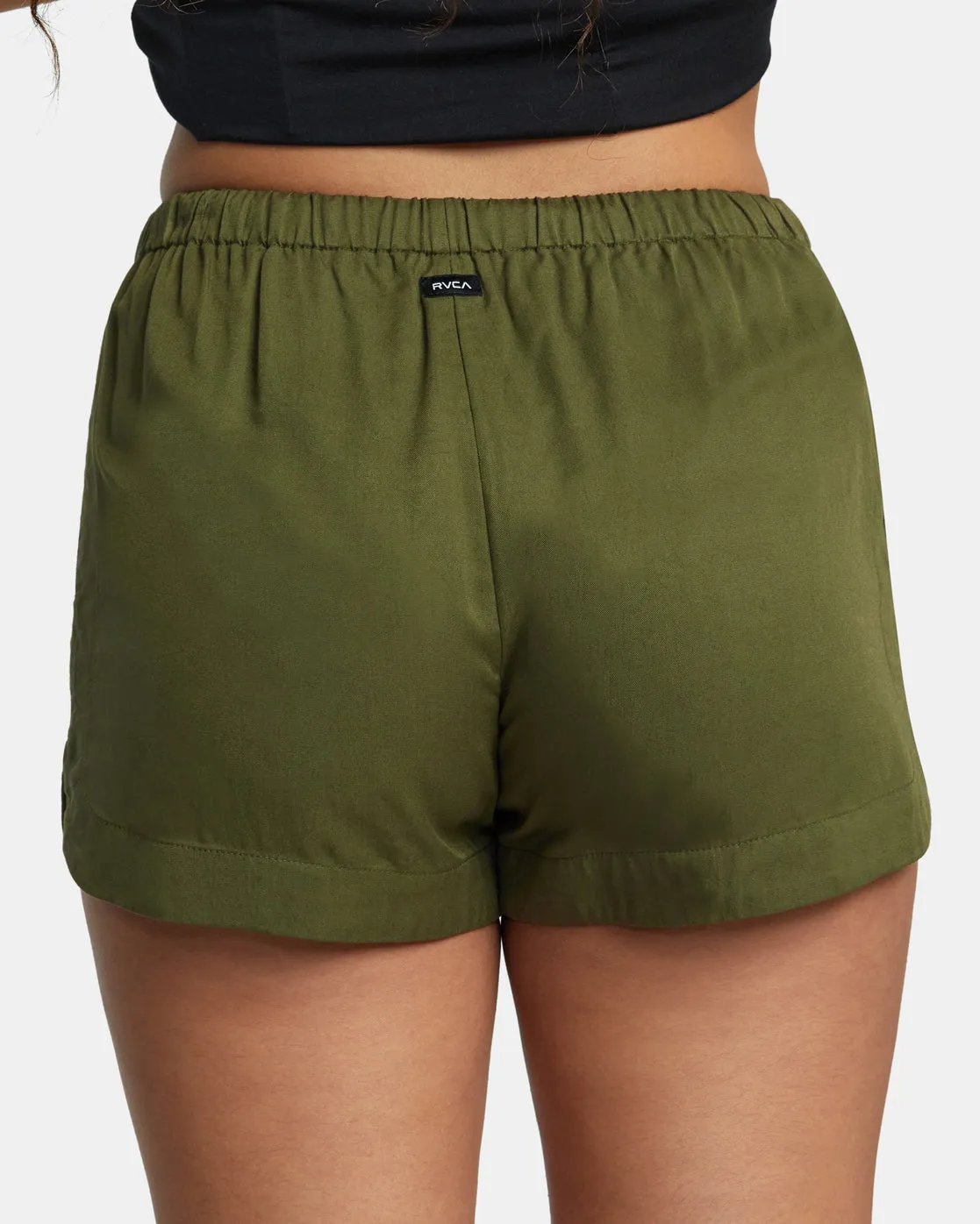 New Yume Drawcord Shorts - Dark Olive