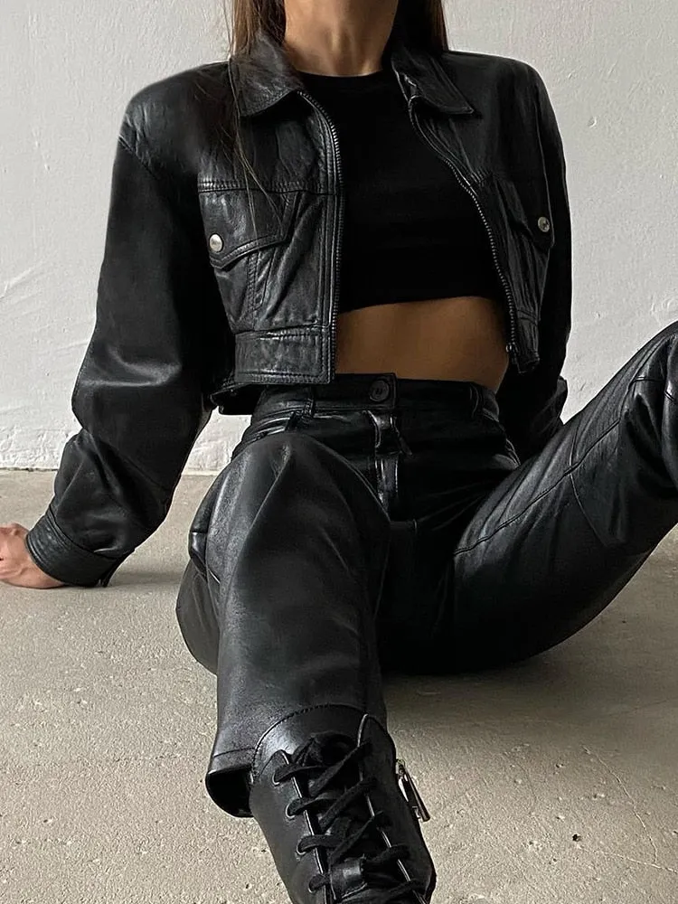 PU Leather Moto&Biker Style Racing Jackets