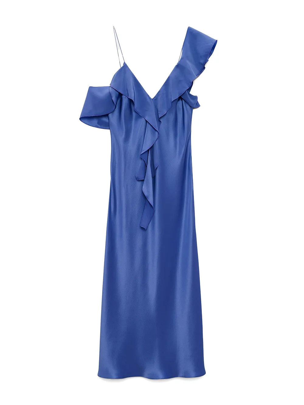Sense of Shine Ruffled Midi Dress
