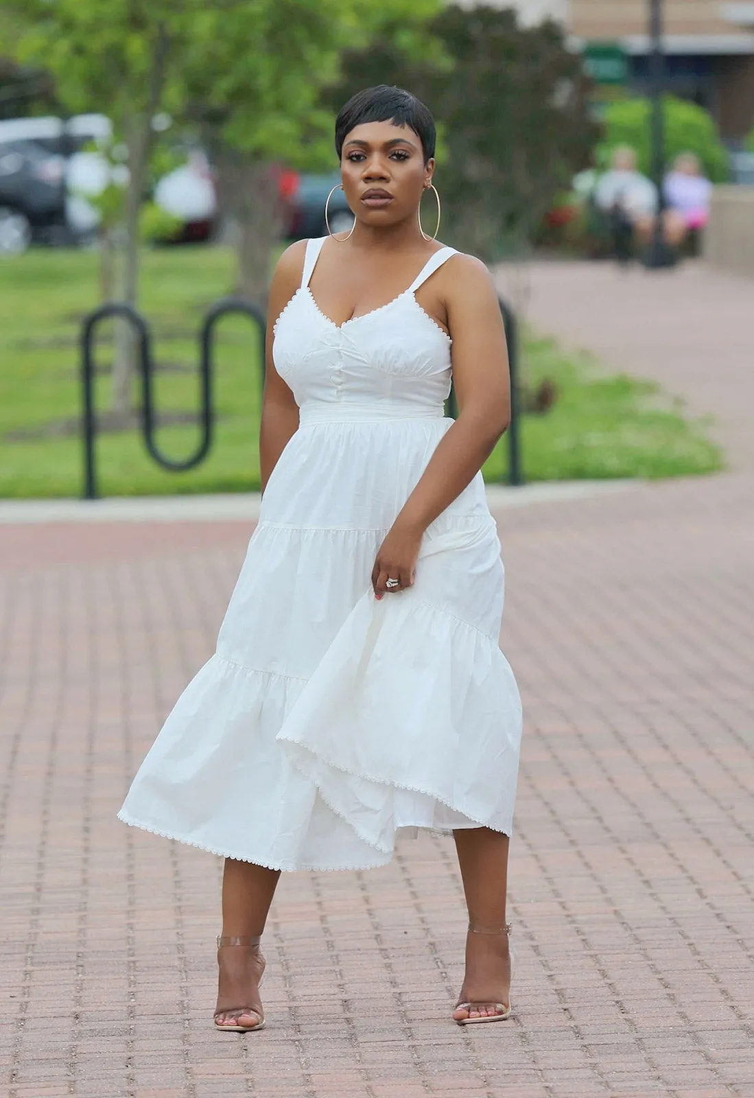 She's Lovely | Bustier Midi Dress
