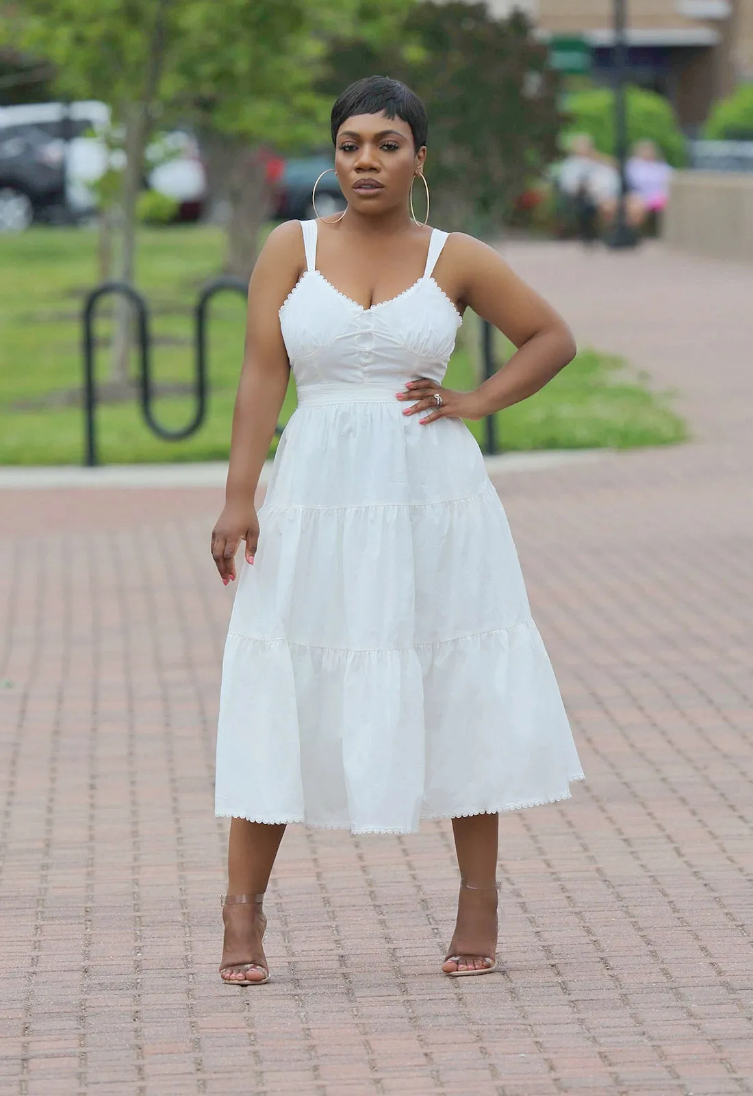 She's Lovely | Bustier Midi Dress