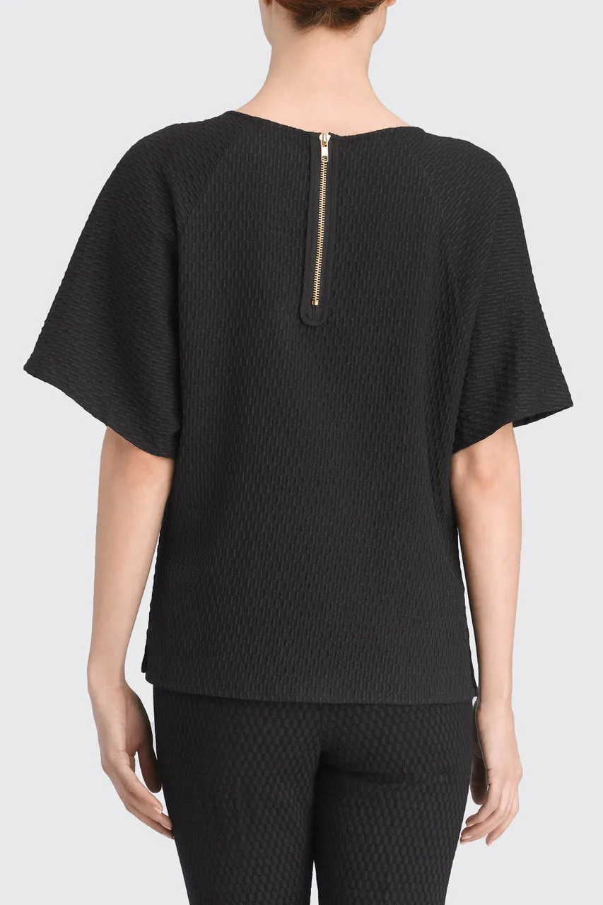 Textured Jacquard Top