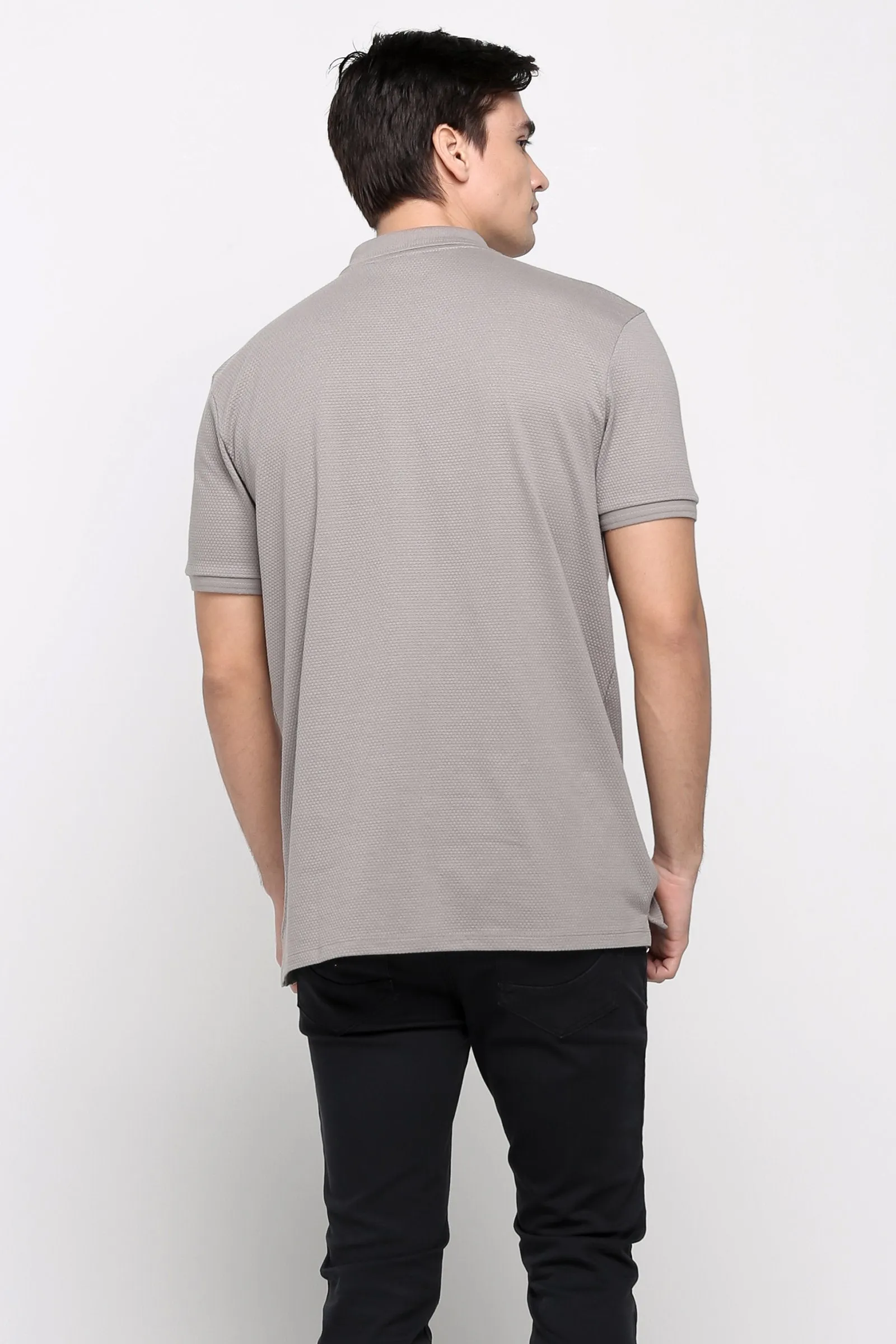 Textured Polo Shirt