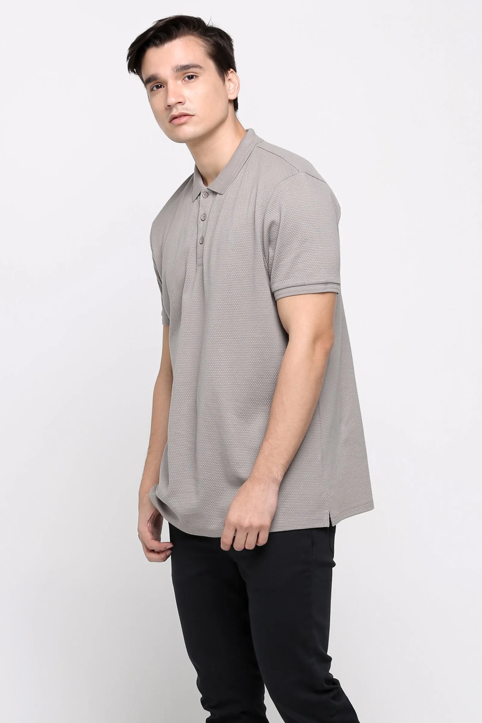Textured Polo Shirt