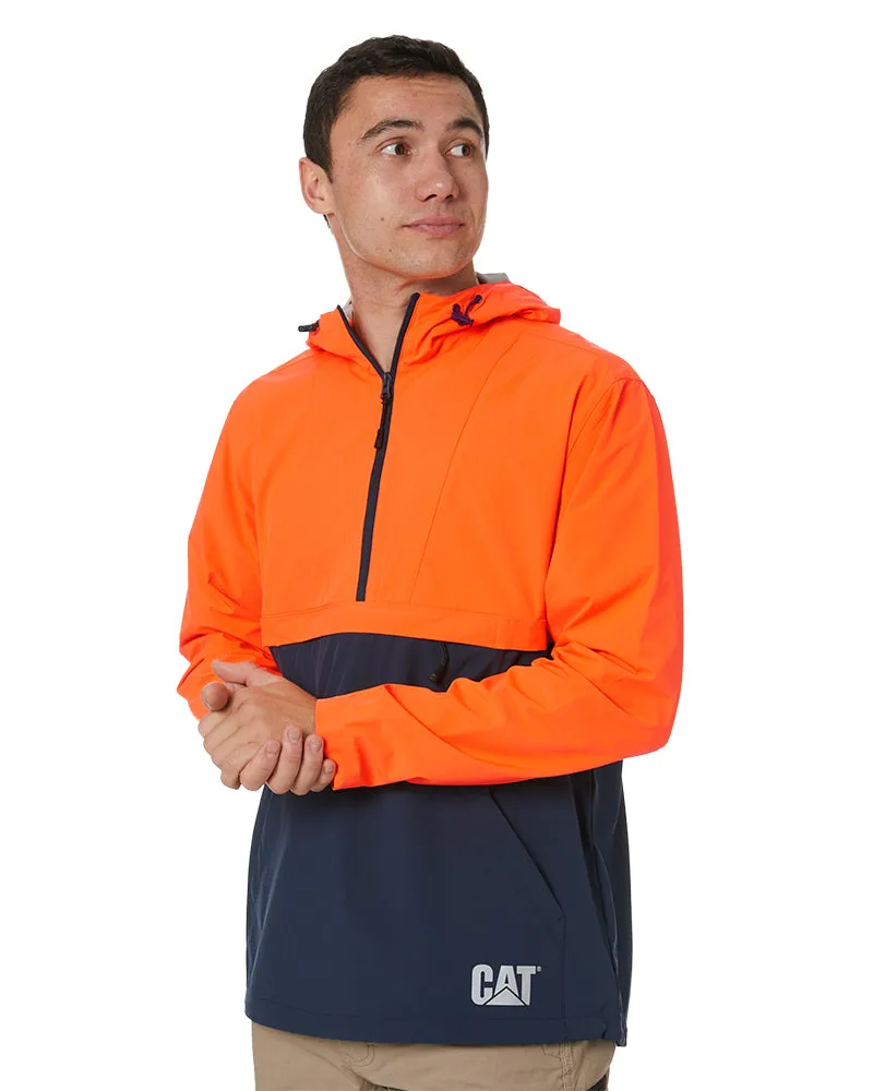 Trade Packable Anorak - Orange/Navy