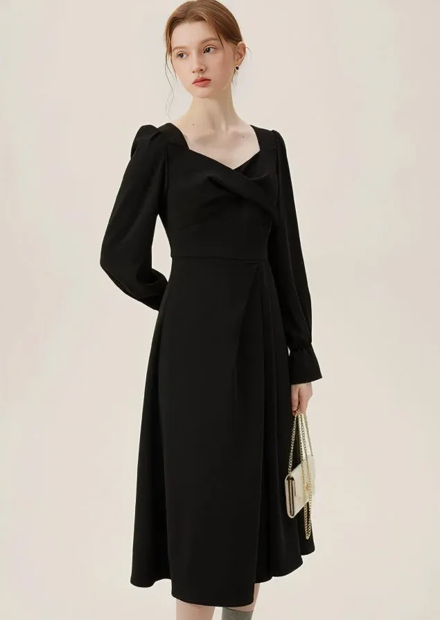 TWISTED LIGHT MIDI DRESS