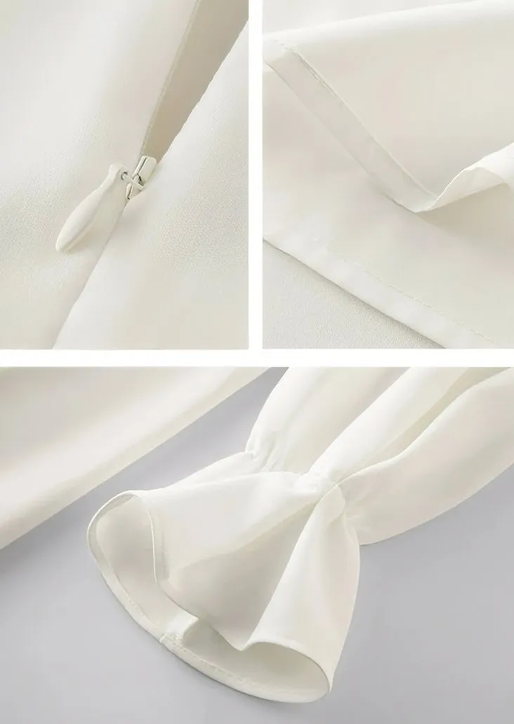 TWISTED LIGHT MIDI DRESS